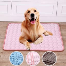 image-Pet Summer Portable Ice Silk Cooling Pad
