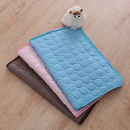 image-Pet Summer Portable Ice Silk Cooling Pad