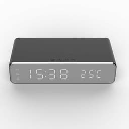 image-LED Electric Alarm Clock With Wireless Charger