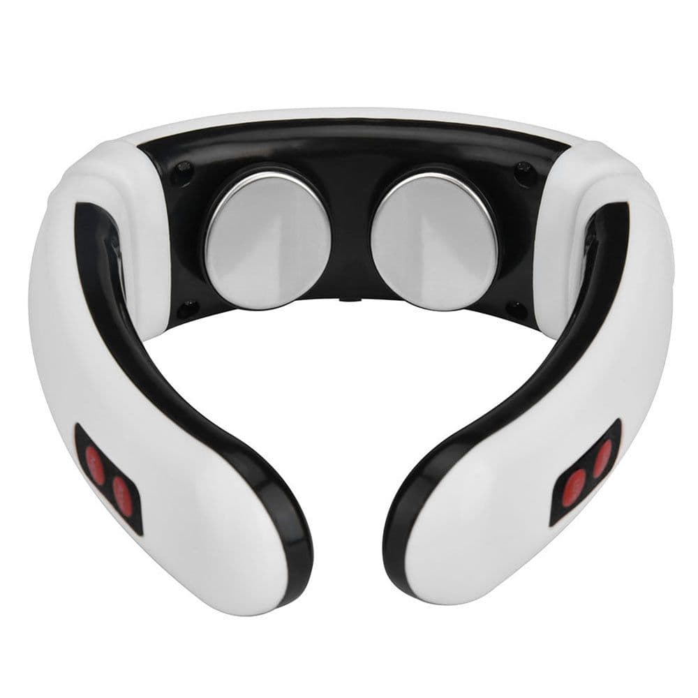 image-Electric Pulse Back and Neck Massager Far Infrared Heating Pain Relief