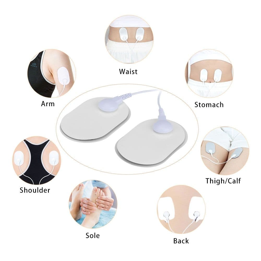 image-Electric Pulse Back and Neck Massager Far Infrared Heating Pain Relief
