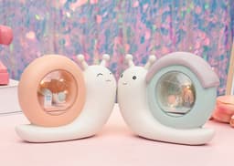 image-Multi-functional Snails Piggy Bank Night Lamp