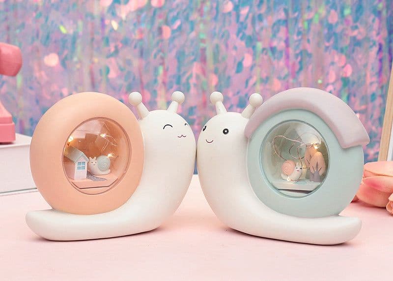 image-Multi-functional Snails Piggy Bank Night Lamp