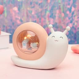 image-Multi-functional Snails Piggy Bank Night Lamp