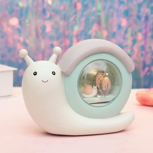 image-Multi-functional Snails Piggy Bank Night Lamp