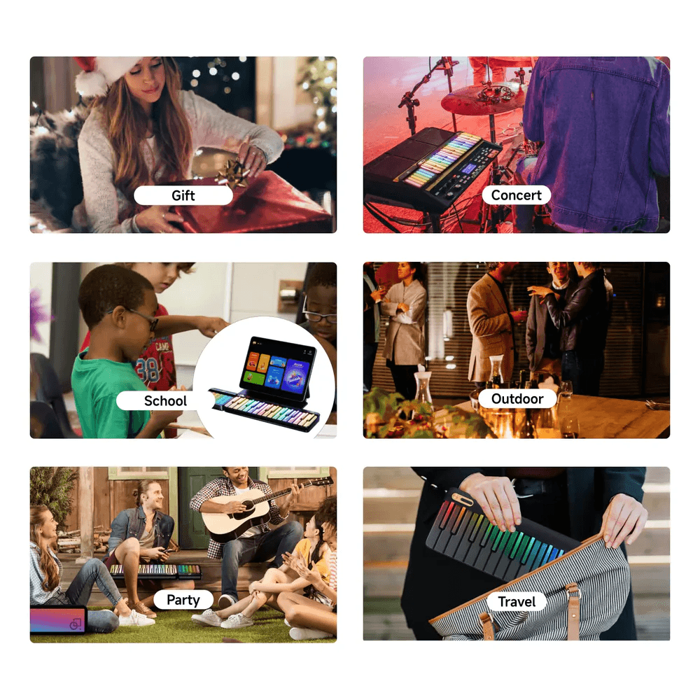 image-PopuPiano Smart Portable MIDI Keyboard Smart Piano