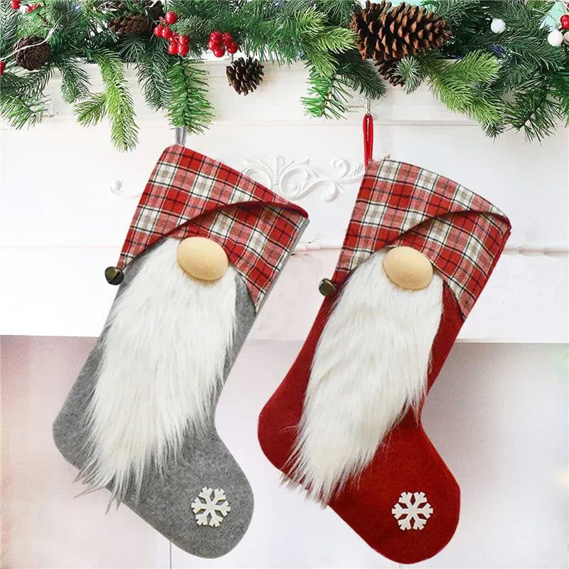 image-Christmas Stockings Xmas Tree Fireplace Decorative Socks