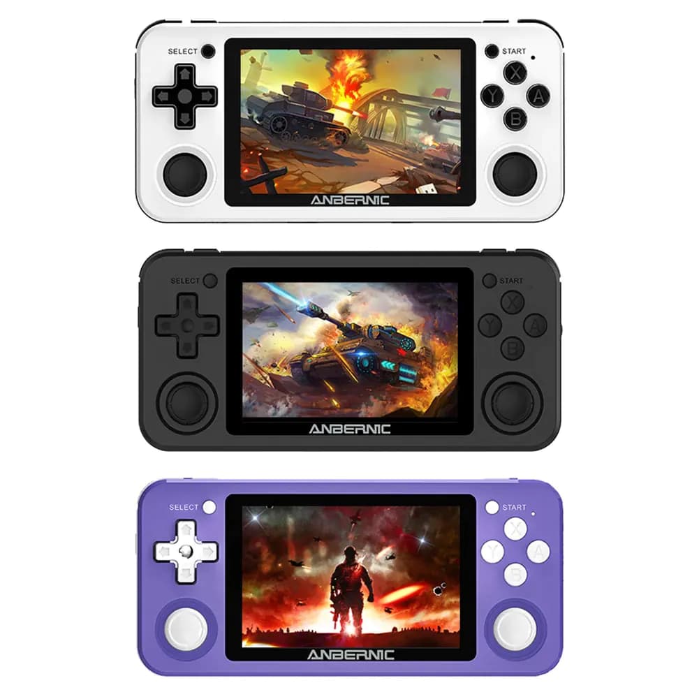 image-Handheld Gaming Console 3.5 inch Screen Retro Game Player