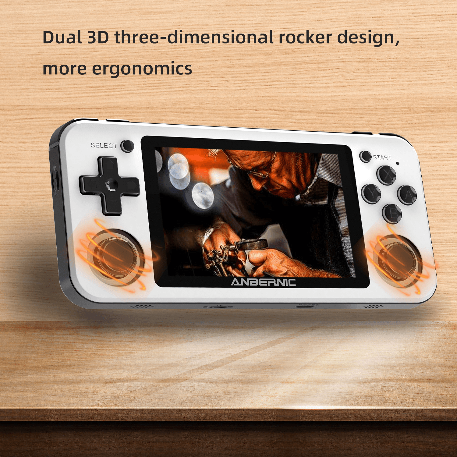 image-Handheld Gaming Console 3.5 inch Screen Retro Game Player