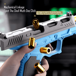 image-Auto Eject Toy Gun Soft Bullet Pistol