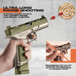 image-Auto Eject Toy Gun Soft Bullet Pistol