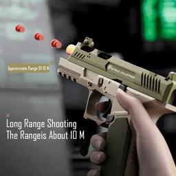 image-Auto Eject Toy Gun Soft Bullet Pistol