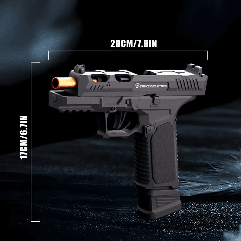 image-Auto Eject Toy Gun Soft Bullet Pistol