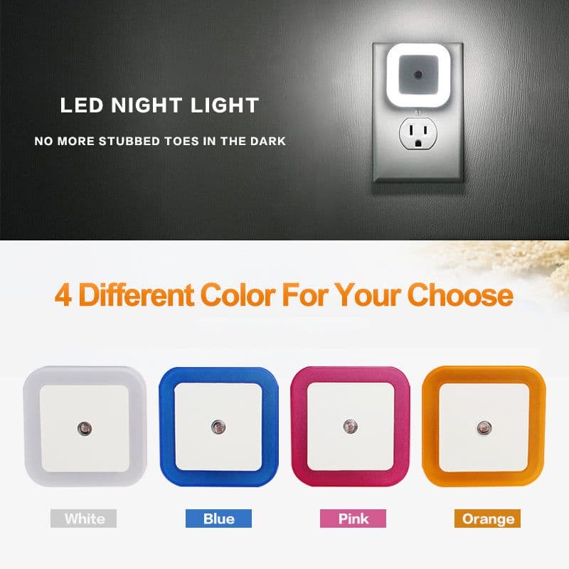 image-LED SENSOR Baby Bedroom Lamp Auto Sensor Control SENSOR NIGHT LIGHT