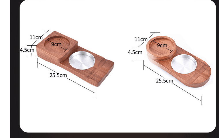 image-2 In 1 Wooden Ashtray Rustic Wood Whiskey Glass Cup Tray Cigar Holder
