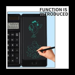 image-0-Digit Display Office Desk Calcultors with Erasable Writing Table for