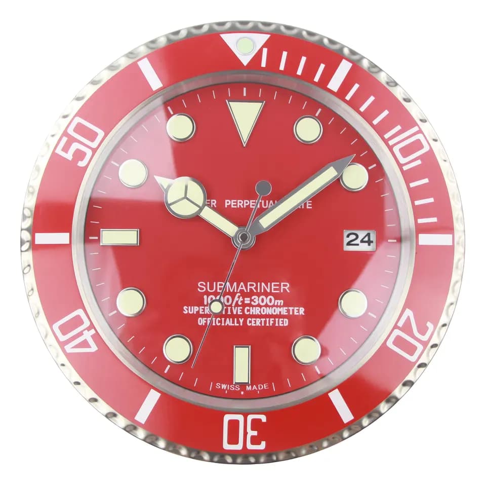 image-Luxury Metal Watches Art Clock Modern Decorations Wall Clock