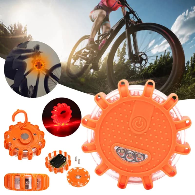 image-Emergency Safety Road Flashing Ride Light Roadside Safety LED Light