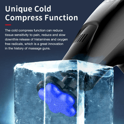 image-Cold Compress Fascia Gun Electric Percussion Pistol Massager