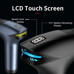 image-Cold Compress Fascia Gun Electric Percussion Pistol Massager