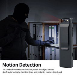 image-Wearable 1080P Body Camera Mini Pocket Video Recorder Motion Detection
