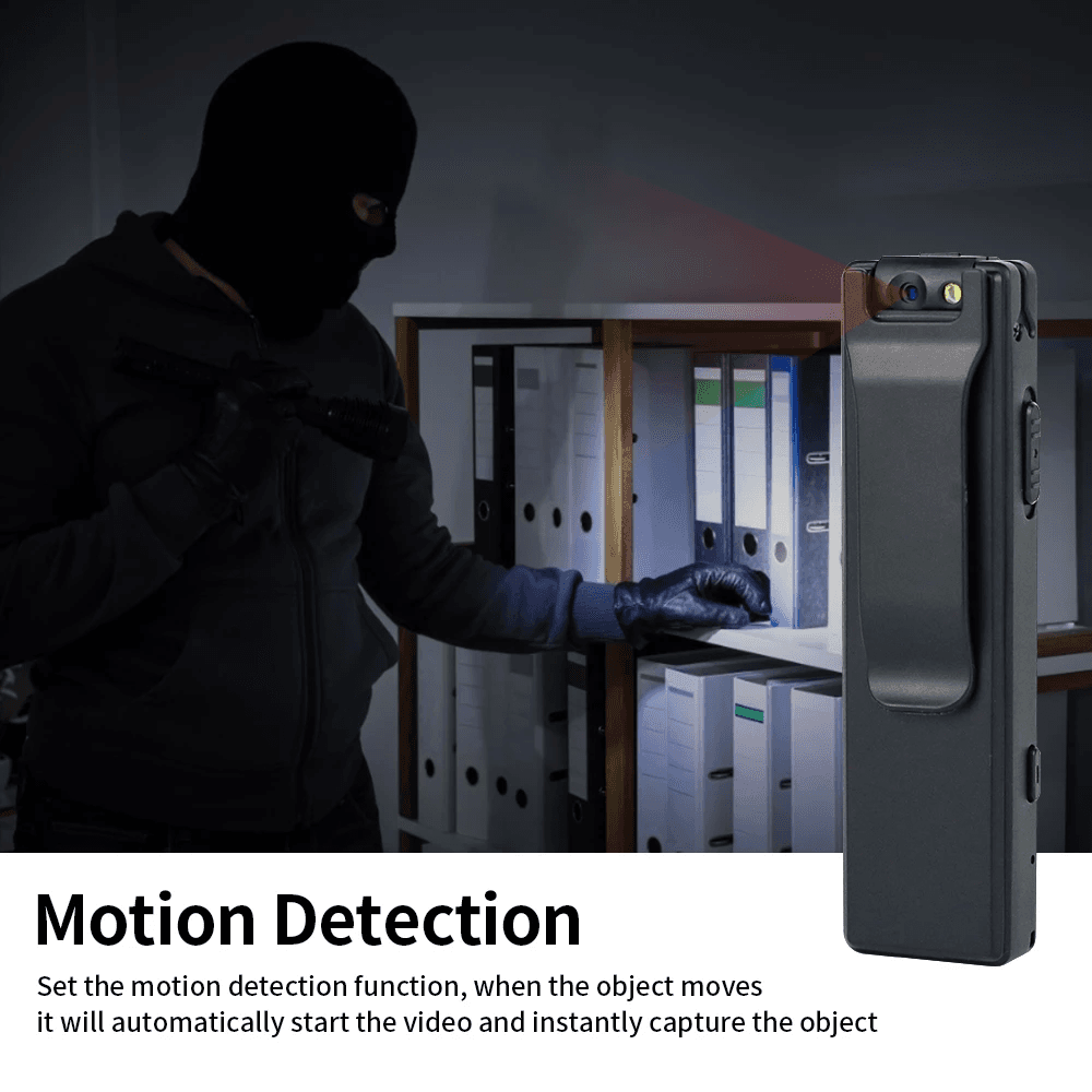 image-Wearable 1080P Body Camera Mini Pocket Video Recorder Motion Detection
