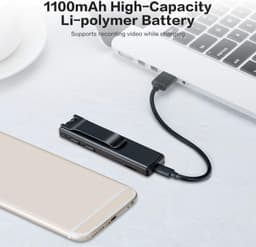 image-Wearable 1080P Body Camera Mini Pocket Video Recorder Motion Detection