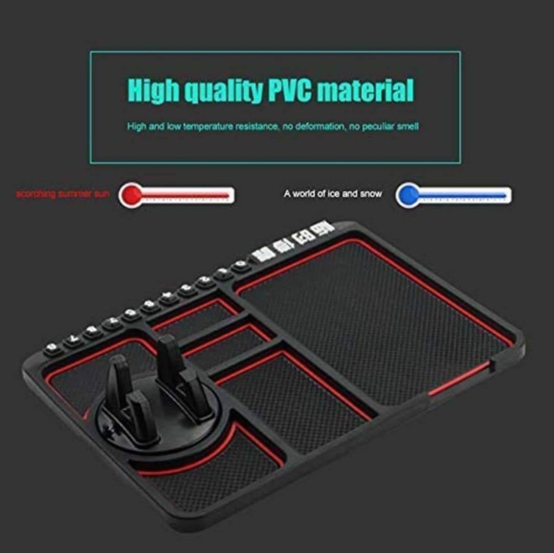 image-Portable Anti-slip Dashboard Car Mat