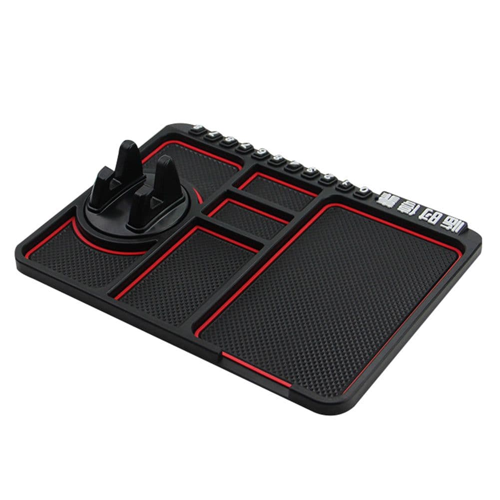 image-Portable Anti-slip Dashboard Car Mat