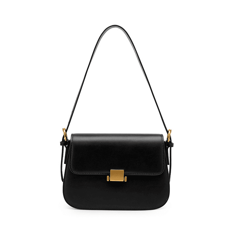 image-Women Organ Bag Split Cow Leather Crossbody Shoulder Bags