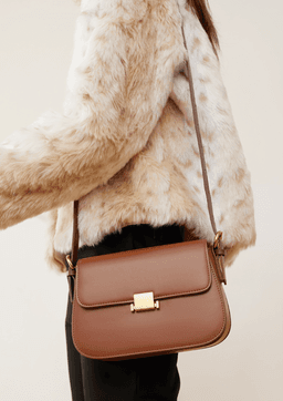 image-Women Organ Bag Split Cow Leather Crossbody Shoulder Bags