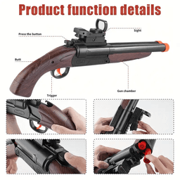 image-Ejection Shells Toy Gun Soft Bullet Toys Gun