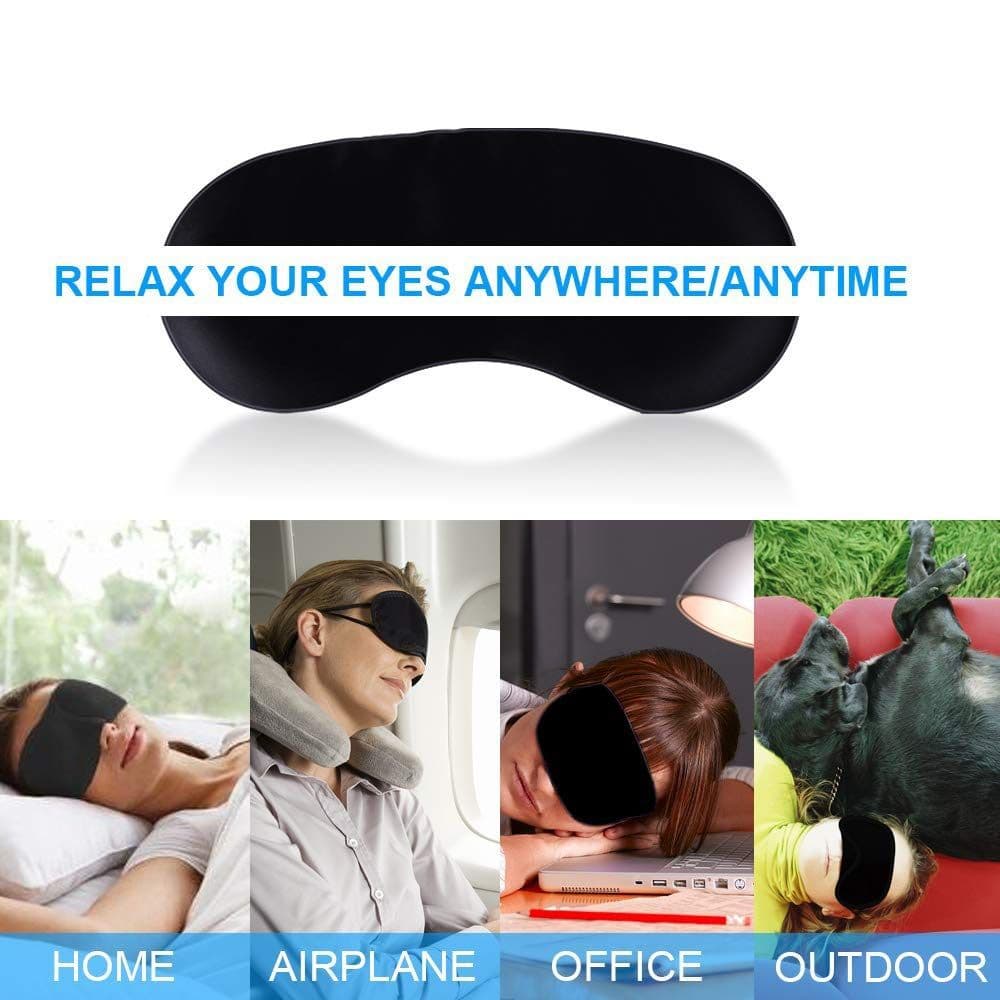 image-USB Steam Sleeping Eye Mask Shading Mask For Sleep Soft Adjustable