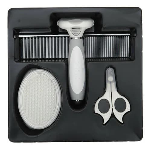 image-Cats Wool Pet Hair Deshedding Brush Set Comb