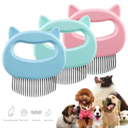 image-Pet Grooming Massage Tool To Remove Loose Hairs Pet Massage Brush
