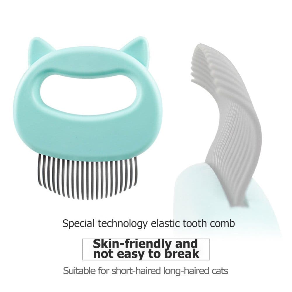 image-Pet Grooming Massage Tool To Remove Loose Hairs Pet Massage Brush