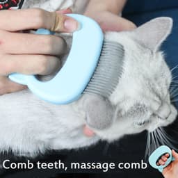 image-Pet Grooming Massage Tool To Remove Loose Hairs Pet Massage Brush