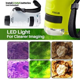 image-Mini Microscope Kids Pocket Microscope