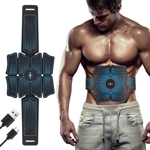 image-Eletric Muscle Stimulator Abdominal Massager Abs Fitness Equipment Fat