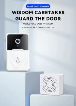 image-Wireless Security WiFi Smart Doorbell Intercom Video Camera Bell Chime