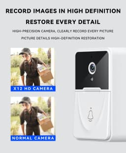 image-Wireless Security WiFi Smart Doorbell Intercom Video Camera Bell Chime