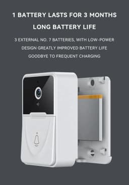 image-Wireless Security WiFi Smart Doorbell Intercom Video Camera Bell Chime