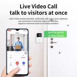 image-Wireless Security WiFi Smart Doorbell Intercom Video Camera Bell Chime