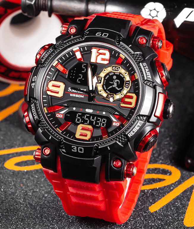 image-Military Men Watch Fashion Sport Outdoor G Wristwatch Male Digital