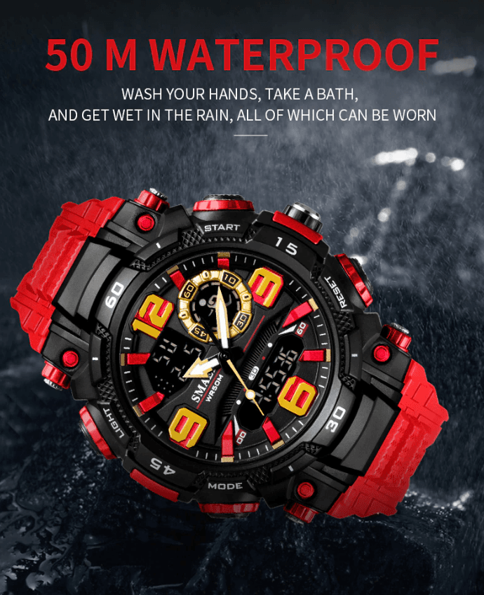 image-Military Men Watch Fashion Sport Outdoor G Wristwatch Male Digital