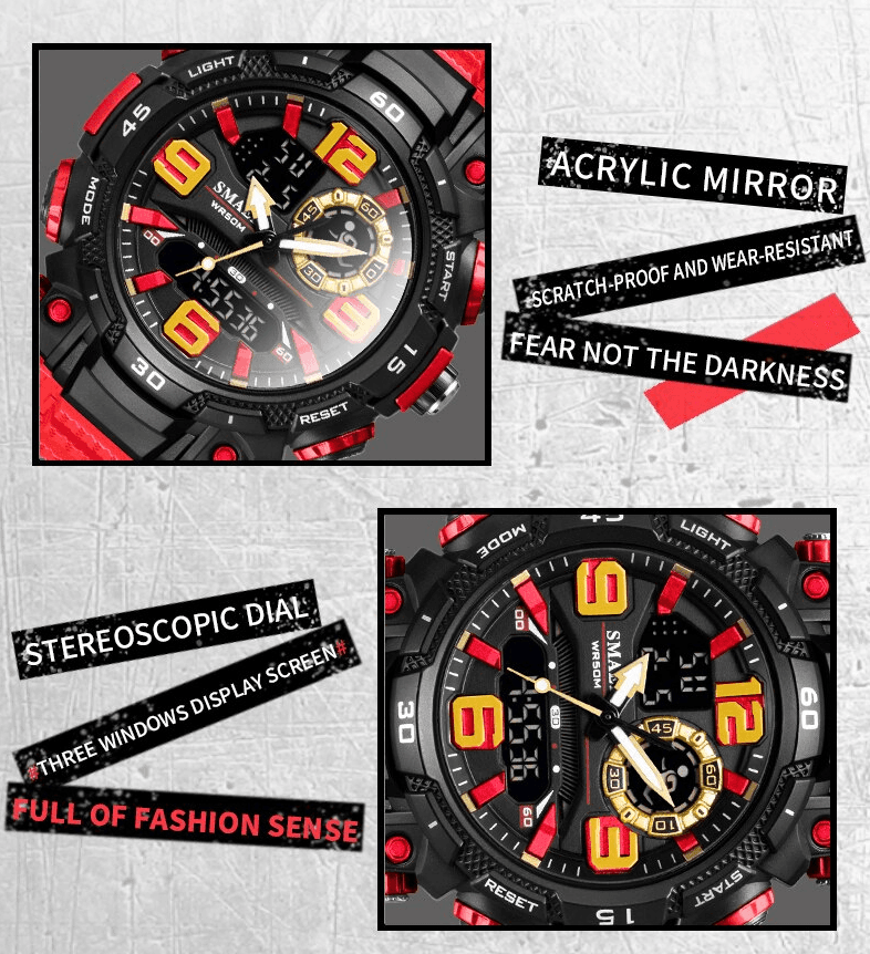 image-Military Men Watch Fashion Sport Outdoor G Wristwatch Male Digital