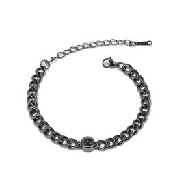 image-Cuban Bracelet Personalized Photo Bracelet Custom Projection Bracelet