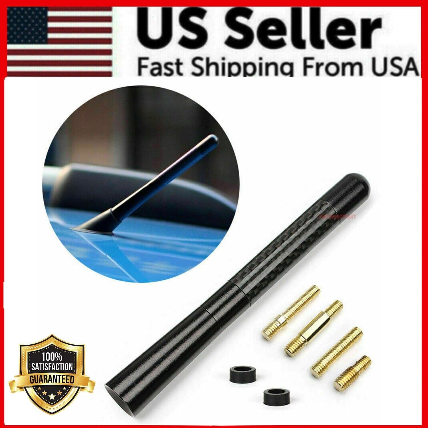 image-Universal Car Auto Roof Fender Radio FM AM Signal Antenna Aerial