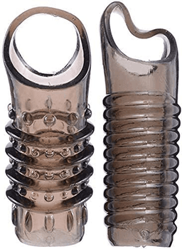 image-2PCS Reusable Cock Ring Glans Penis Enlarger Delayed Ejaculation