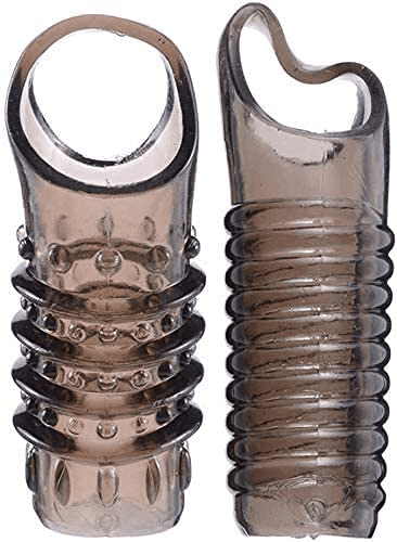 image-2PCS Reusable Cock Ring Glans Penis Enlarger Delayed Ejaculation